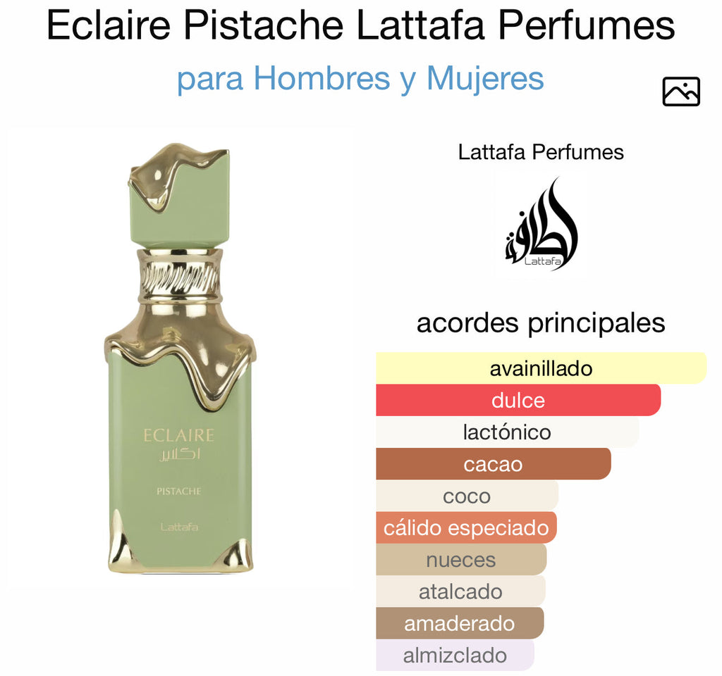 Lattafa Eclaire Pistache EDP U 100ML