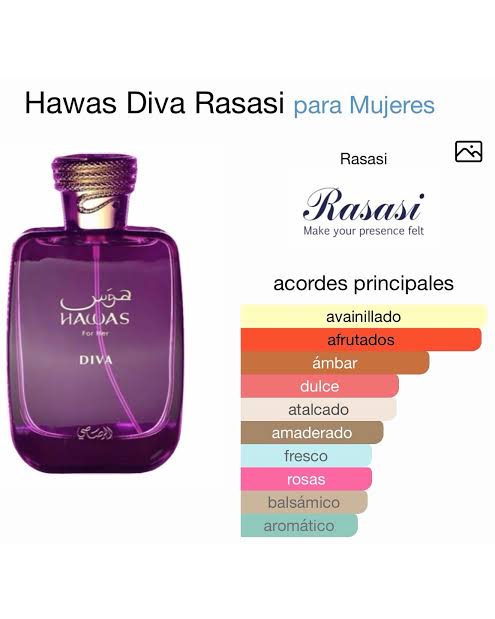 RASASI HAWAS FOR HER DIVA EDP M 100ML