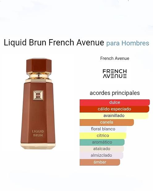FRAGRANCE WORLD FRENCH AVENUE Liquid Brun EDP M  100ML